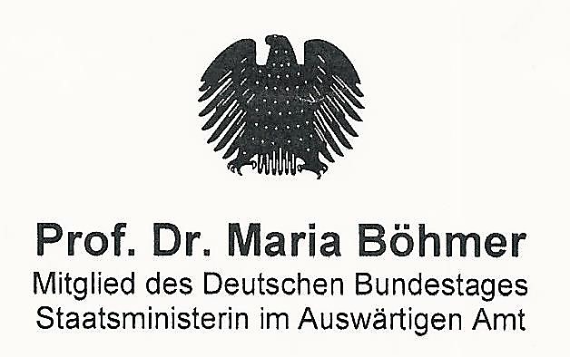 Stemple von MdB Frau Dr. Maria Böhmer